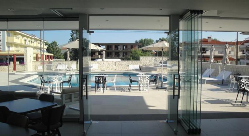 Aristotelis Hotel Fourka Bagian luar foto