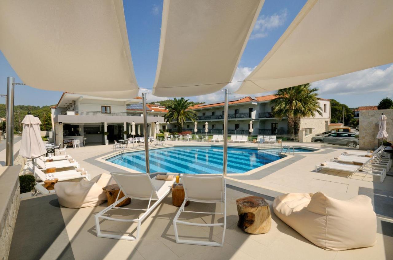 Aristotelis Hotel Fourka Bagian luar foto
