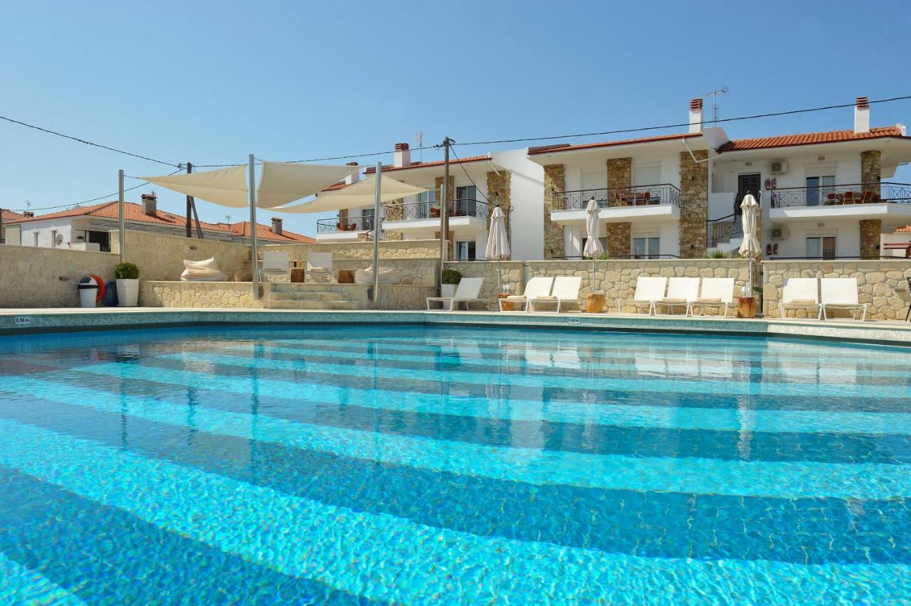 Aristotelis Hotel Fourka Bagian luar foto